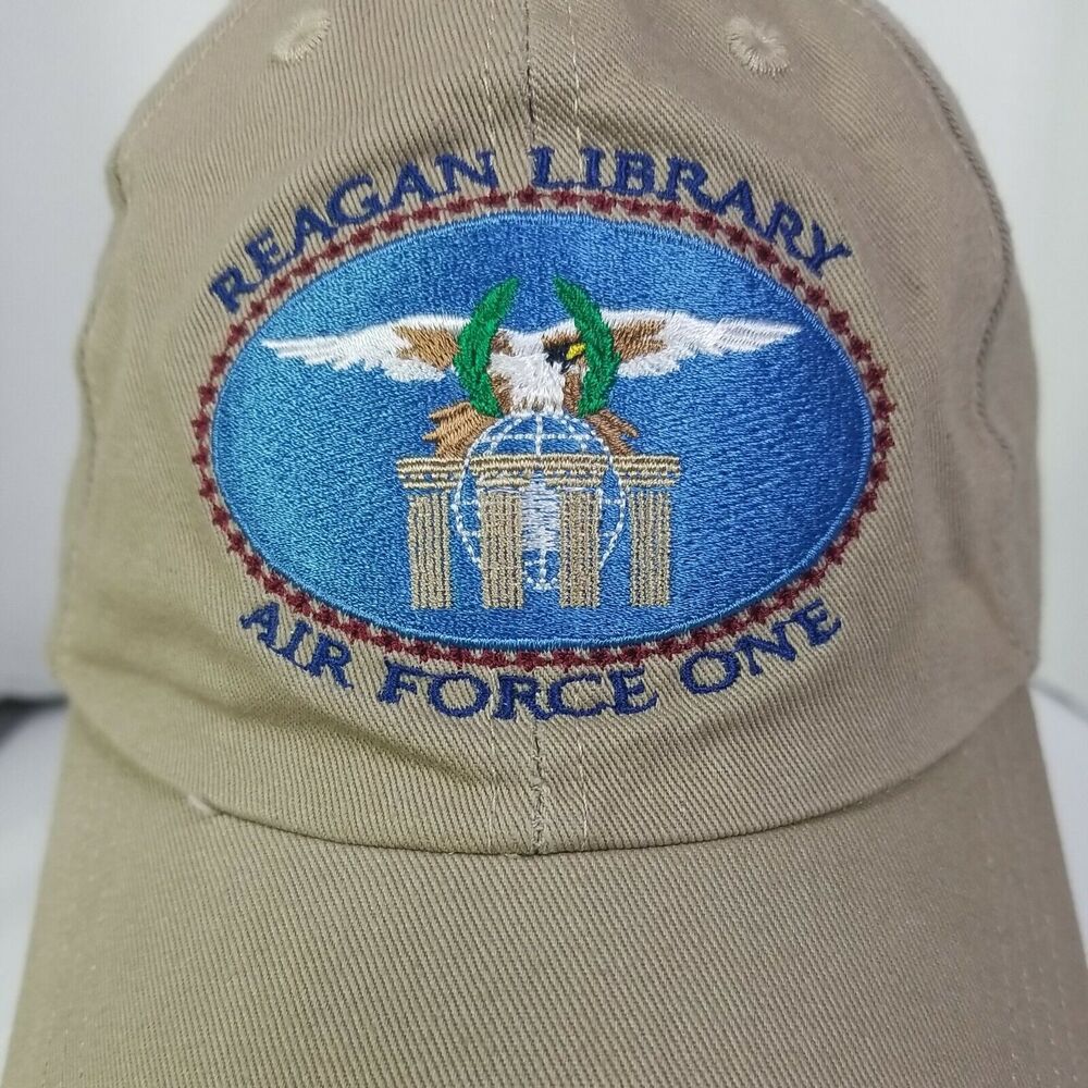 Air Force One Hat President Ronald Reagan Library  Mens Baseball Cap Adjustable